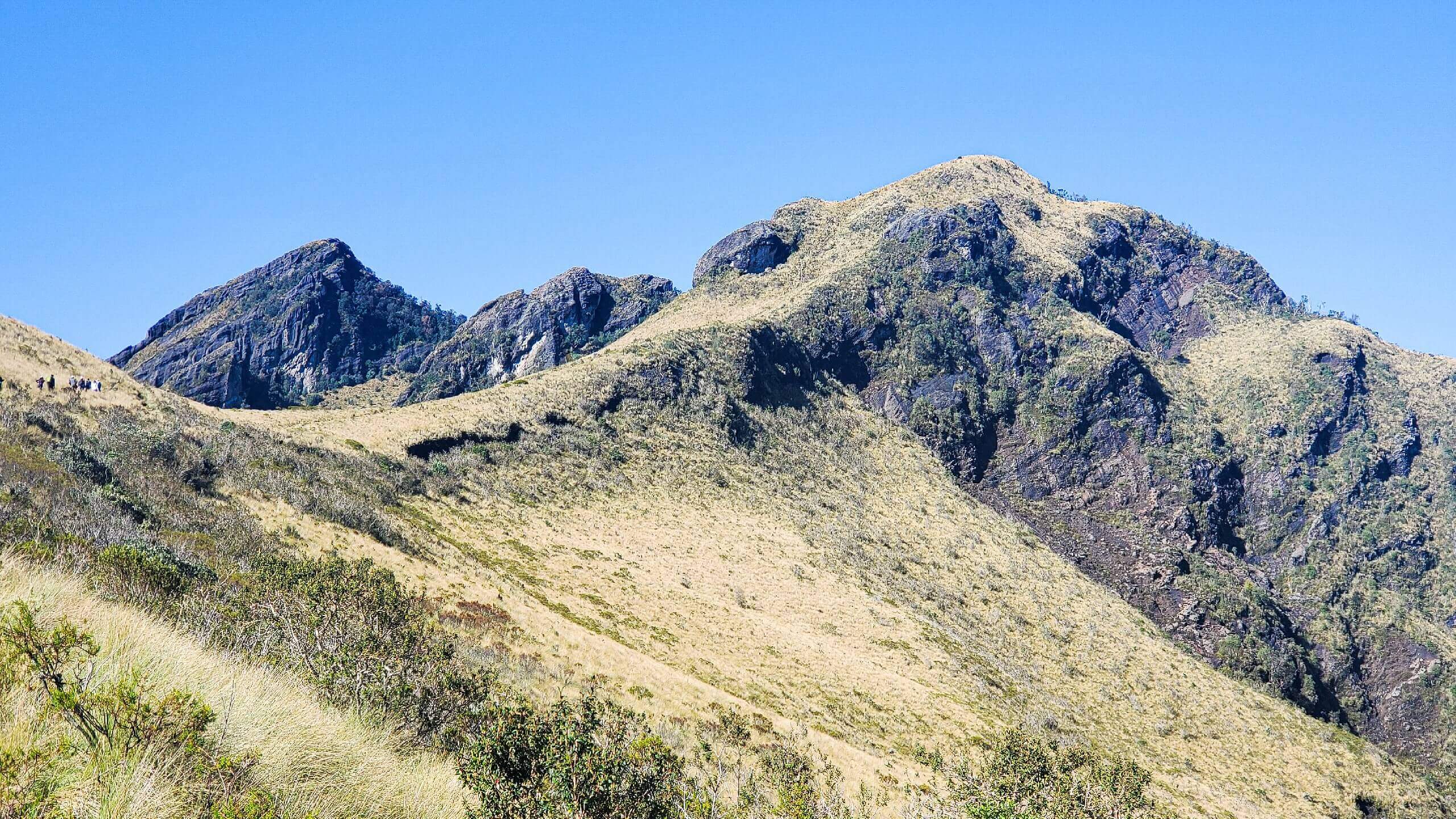Pasochoa peaks, while climbing to the summit
